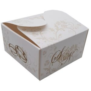 Light Gold - Personalised Butterfly Party Favour Box