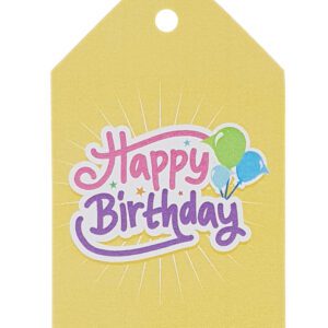 Happy Birthday – Personalised Favour Luggage Tags