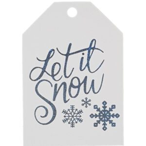 Let it Snow – Personalised Favour Luggage Tags