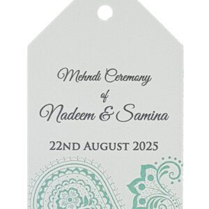 Paisley – Personalised Favour Luggage Tags