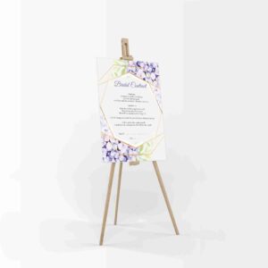 Purple Gold Floral – A1 Bridal Contract