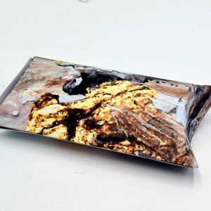 Black Marble - Printed Pillow Favour Box for Sale - MyFavours