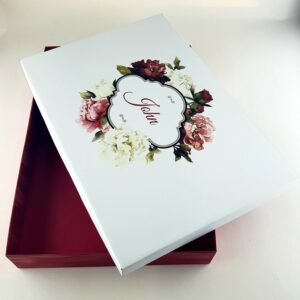Light Floral Wreath Personalised Gift Box