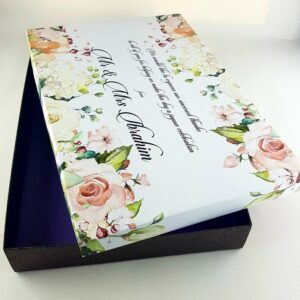 Peach Floral 101 Personalised Gift Box