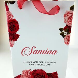 Red Rose Personalised Gift Bags