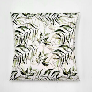 Green Leaf - Printed Large Pillow Favour Box | Wedding Favours